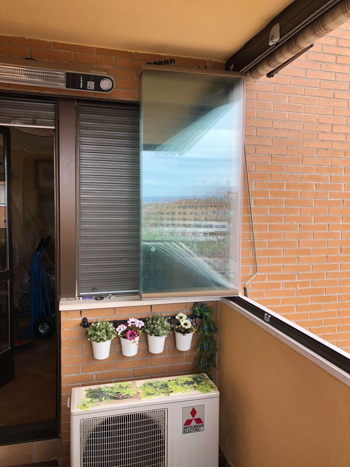 Ventana de cristal instalación